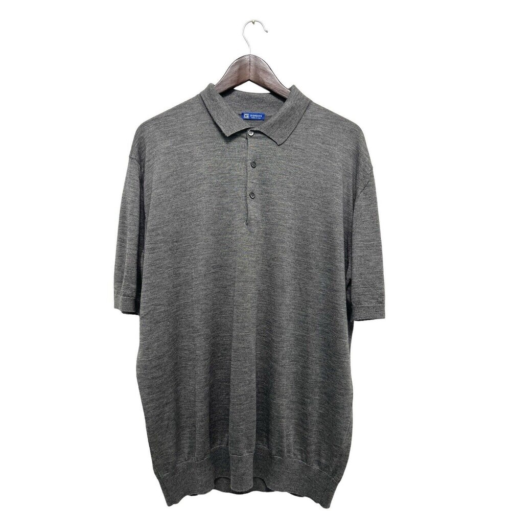 Giorgio's Made in Italy Collared Polo Short Sleeve Sweater Silk Set Of 3 Size XL - Picture 11 of 13